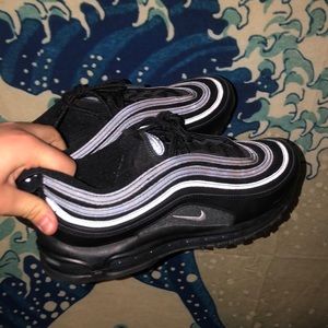 NIKE AIR MAX 97 TRIPLE BLACK GREY 921826-015